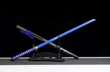 The Last Samurai - Display (Straight) Katana (Blue Blade)
