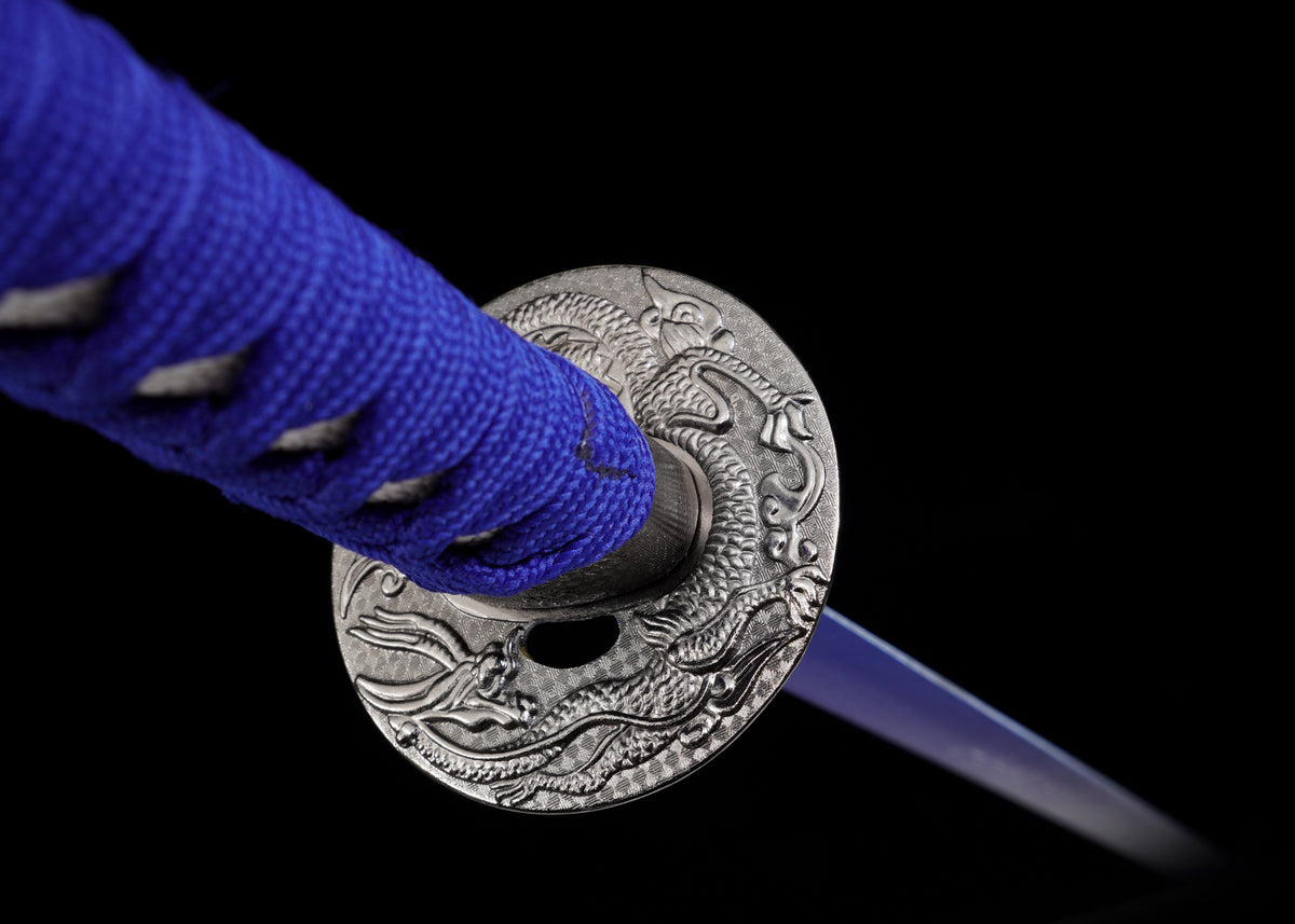 The Last Samurai - Display (Straight) Katana (Blue Blade)