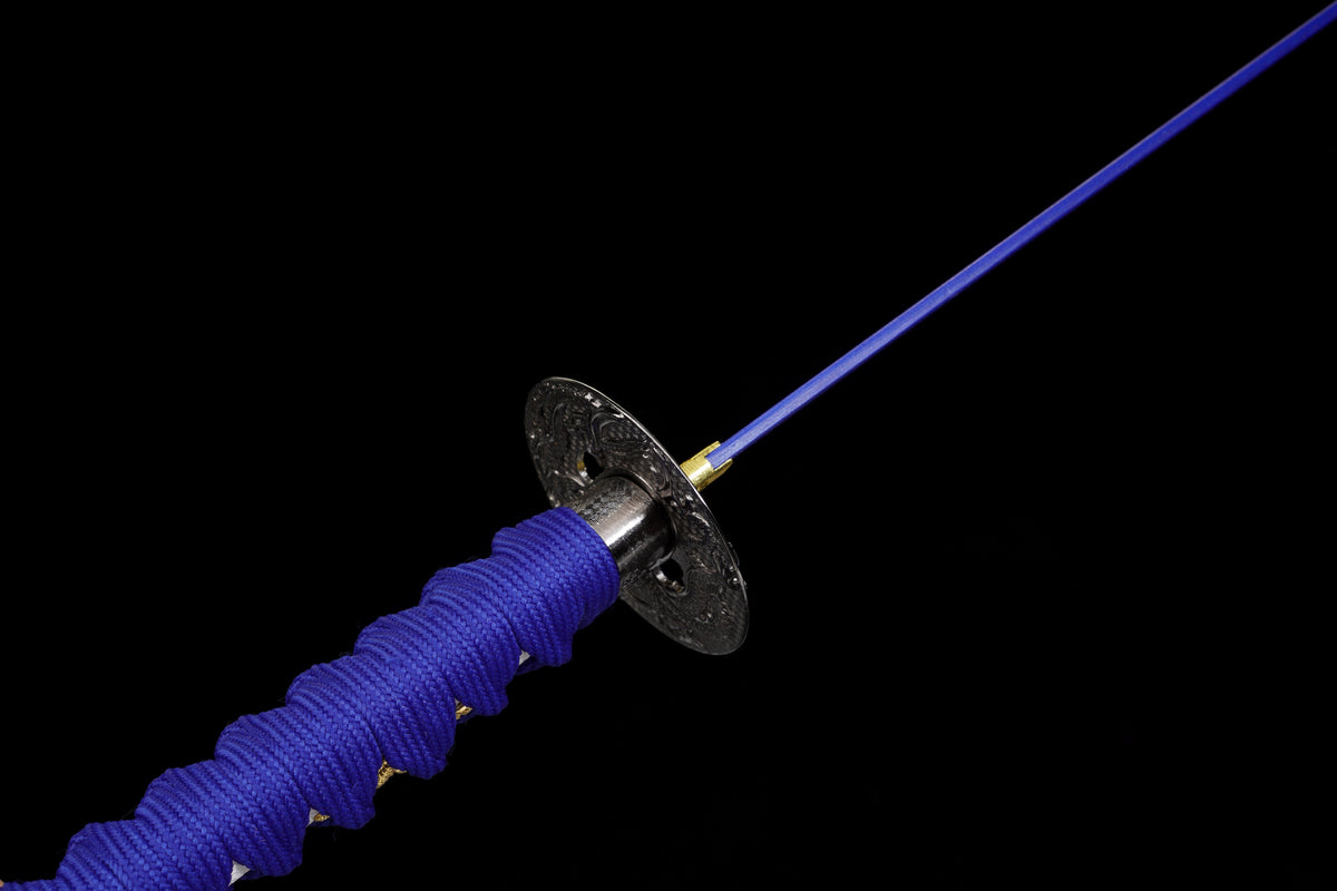 The Last Samurai - Display (Straight) Katana (Blue Blade)