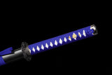 The Last Samurai - Display (Straight) Katana (Blue Blade)