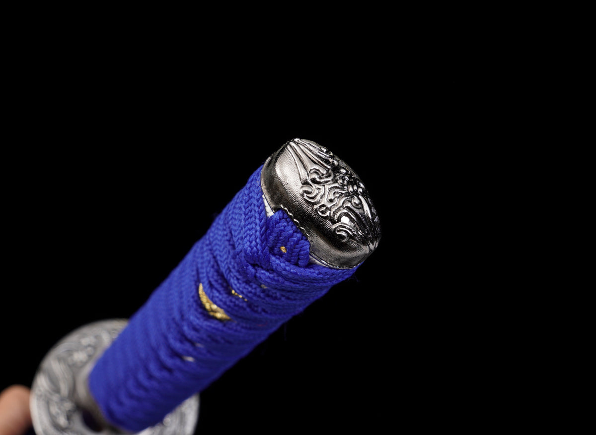The Last Samurai - Display (Straight) Katana (Blue Blade)