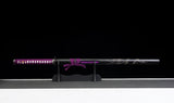 The Last Samurai - Display (Straight) Katana (Purple Blade) Sword - Tophatter Daily Deals