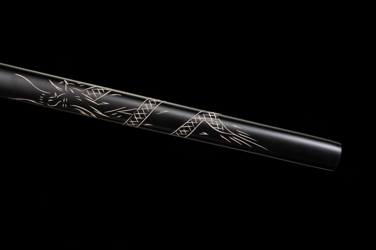The Last Samurai - Display (Straight) Katana (Purple Blade) Sword - Tophatter Daily Deals