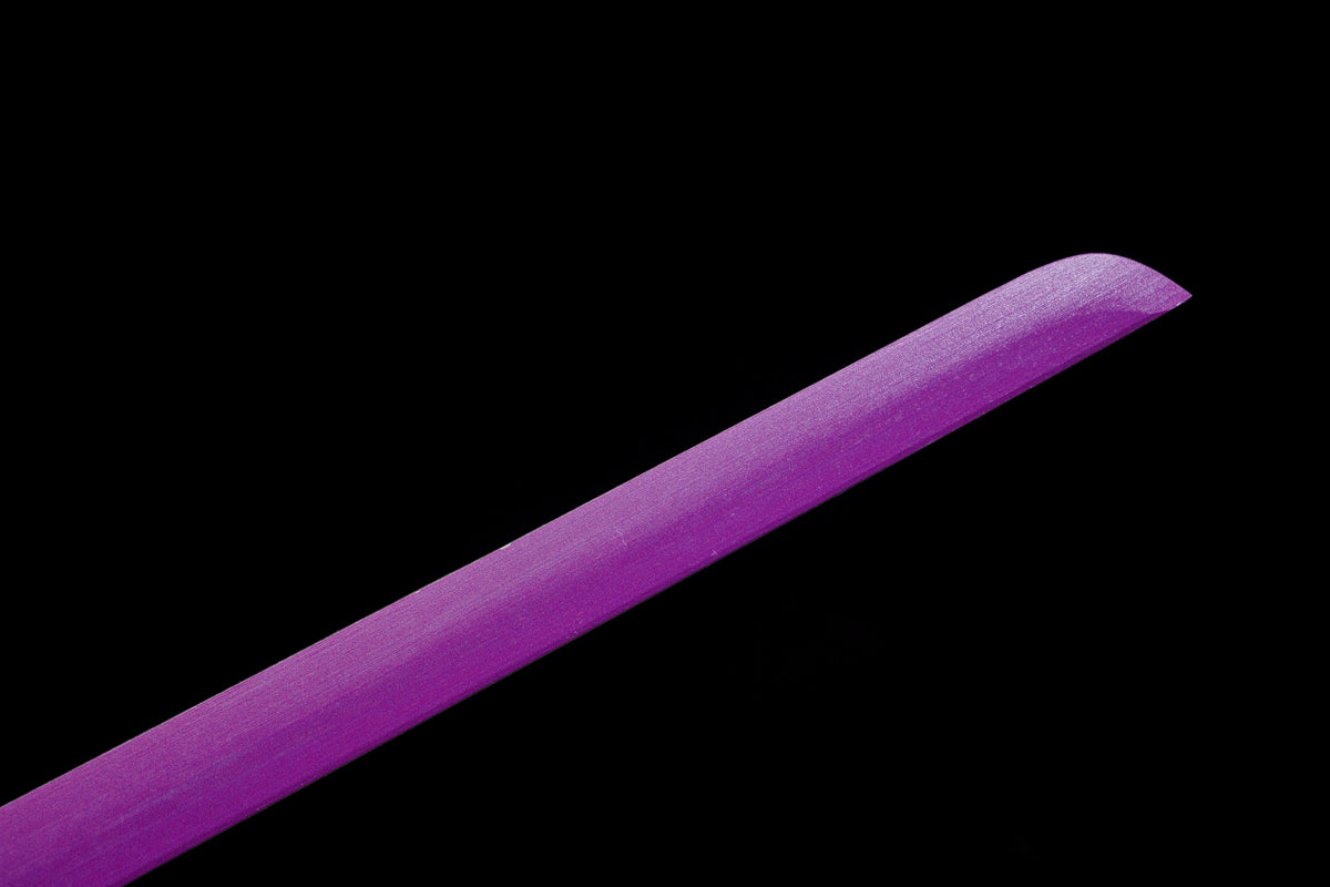 The Last Samurai - Display (Straight) Katana (Purple Blade) Sword - Tophatter Daily Deals