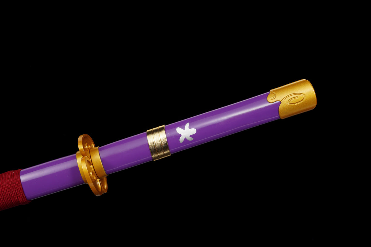One Piece - Roronoa Zoro Display (Straight) Katana Enma Sword - Tophatter Daily Deals