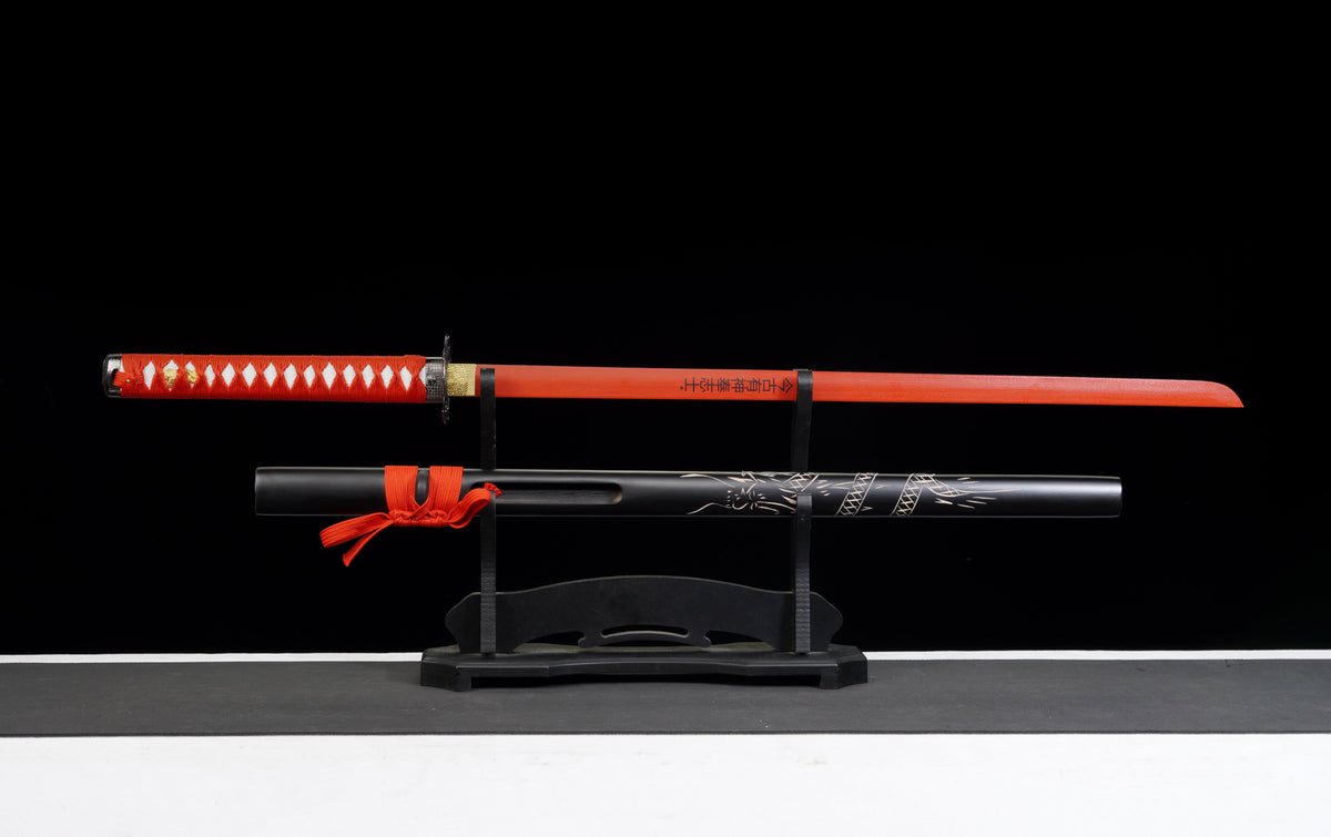 The Last Samurai - Display (Straight) Katana (Red Blade)