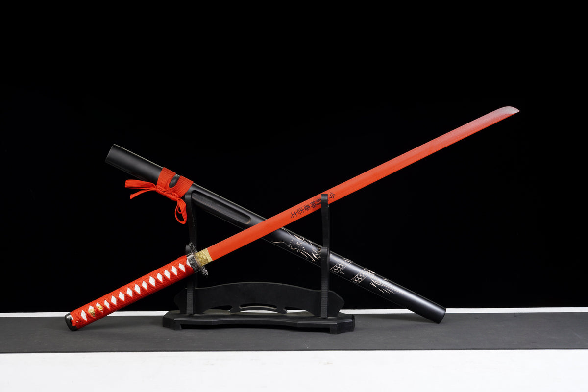 The Last Samurai - Display (Straight) Katana (Red Blade)