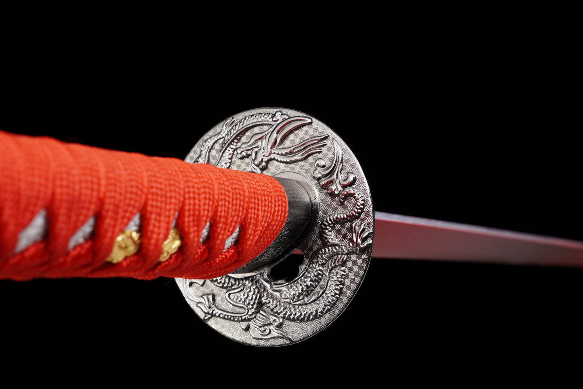 The Last Samurai - Display (Straight) Katana (Red Blade)