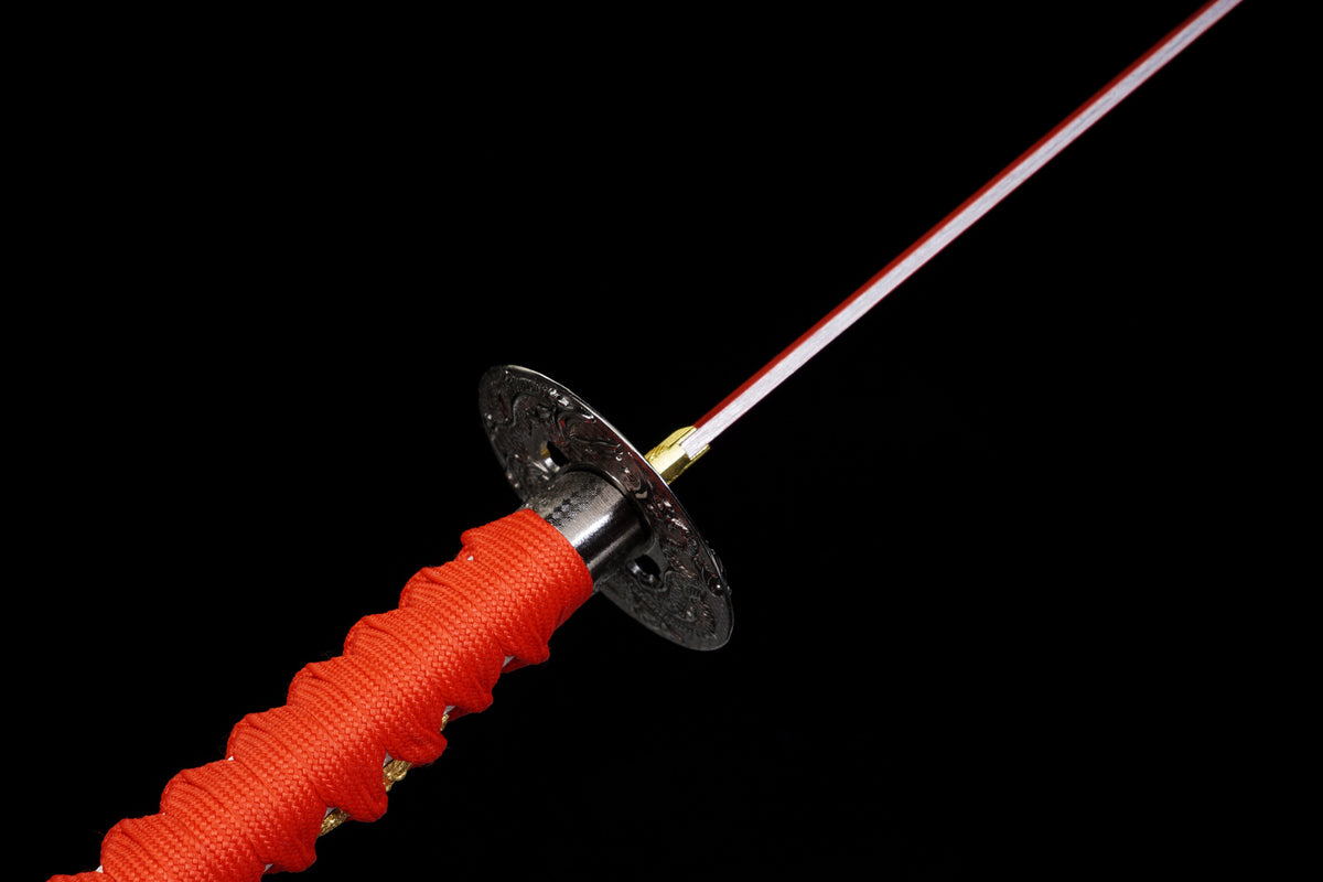 The Last Samurai - Display (Straight) Katana (Red Blade)