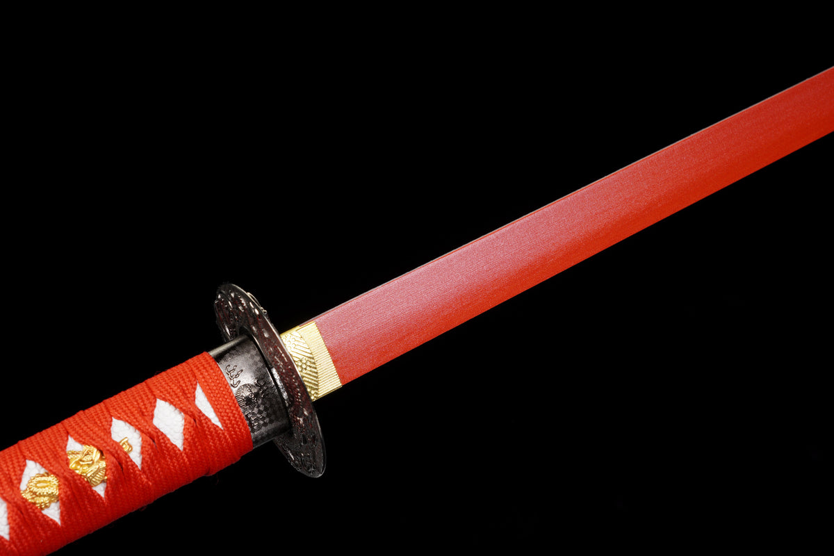 The Last Samurai - Display (Straight) Katana (Red Blade)
