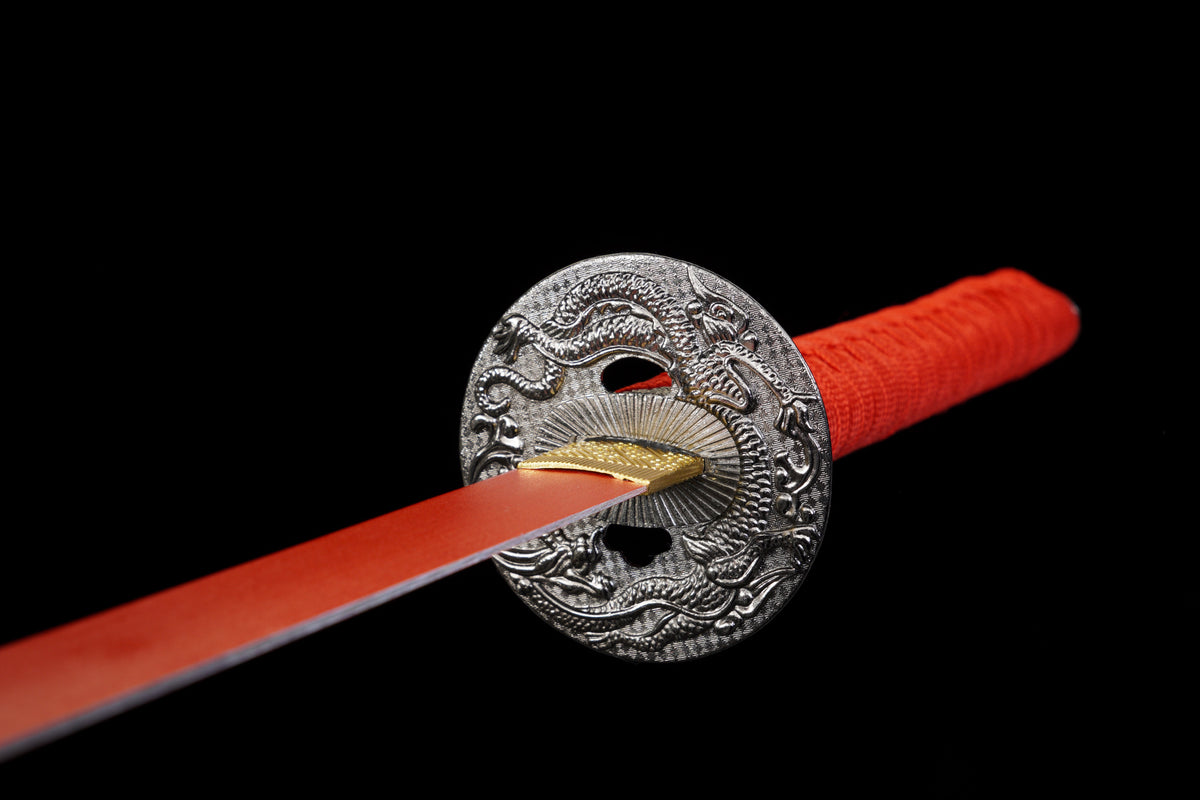 The Last Samurai - Display (Straight) Katana (Red Blade)