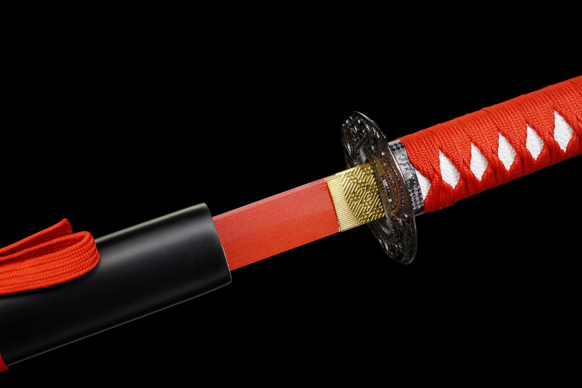 The Last Samurai - Display (Straight) Katana (Red Blade)