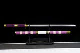 One Piece - Luffy Nidail Kitetsu Display (Straight) Katana Sword - Tophatter Daily Deals