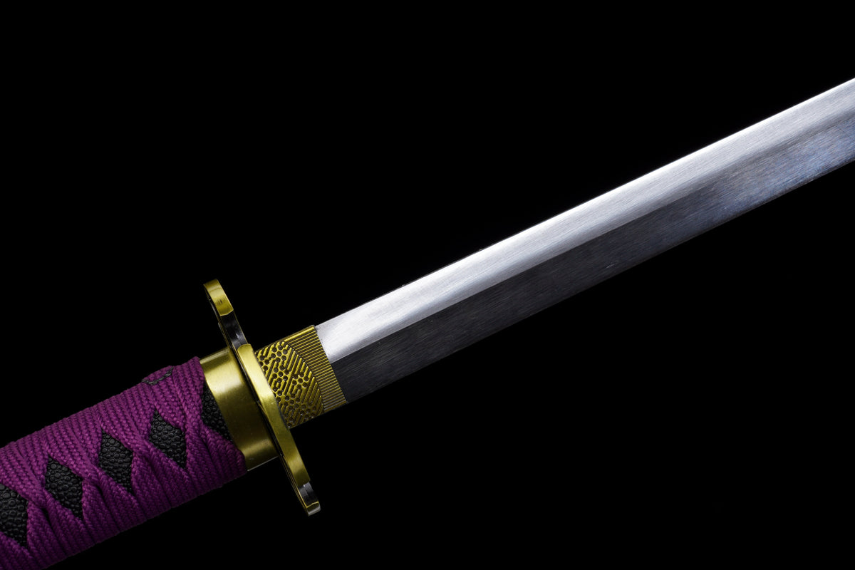 One Piece - Luffy Nidail Kitetsu Display (Straight) Katana Sword - Tophatter Daily Deals