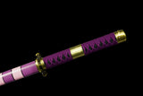 One Piece - Luffy Nidail Kitetsu Display (Straight) Katana Sword - Tophatter Daily Deals