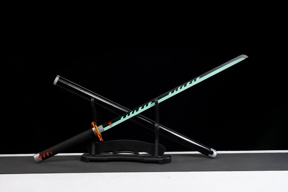 Demon Slayer - Tanjiro Kamado Season 2 Nichirin Katana With Sheath - Cosplay Safe Foam Katana - Tophatter Daily Deals