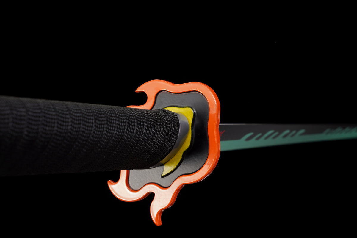 Demon Slayer - Tanjiro Kamado Season 2 Nichirin Katana With Sheath - Cosplay Safe Foam Katana - Tophatter Daily Deals
