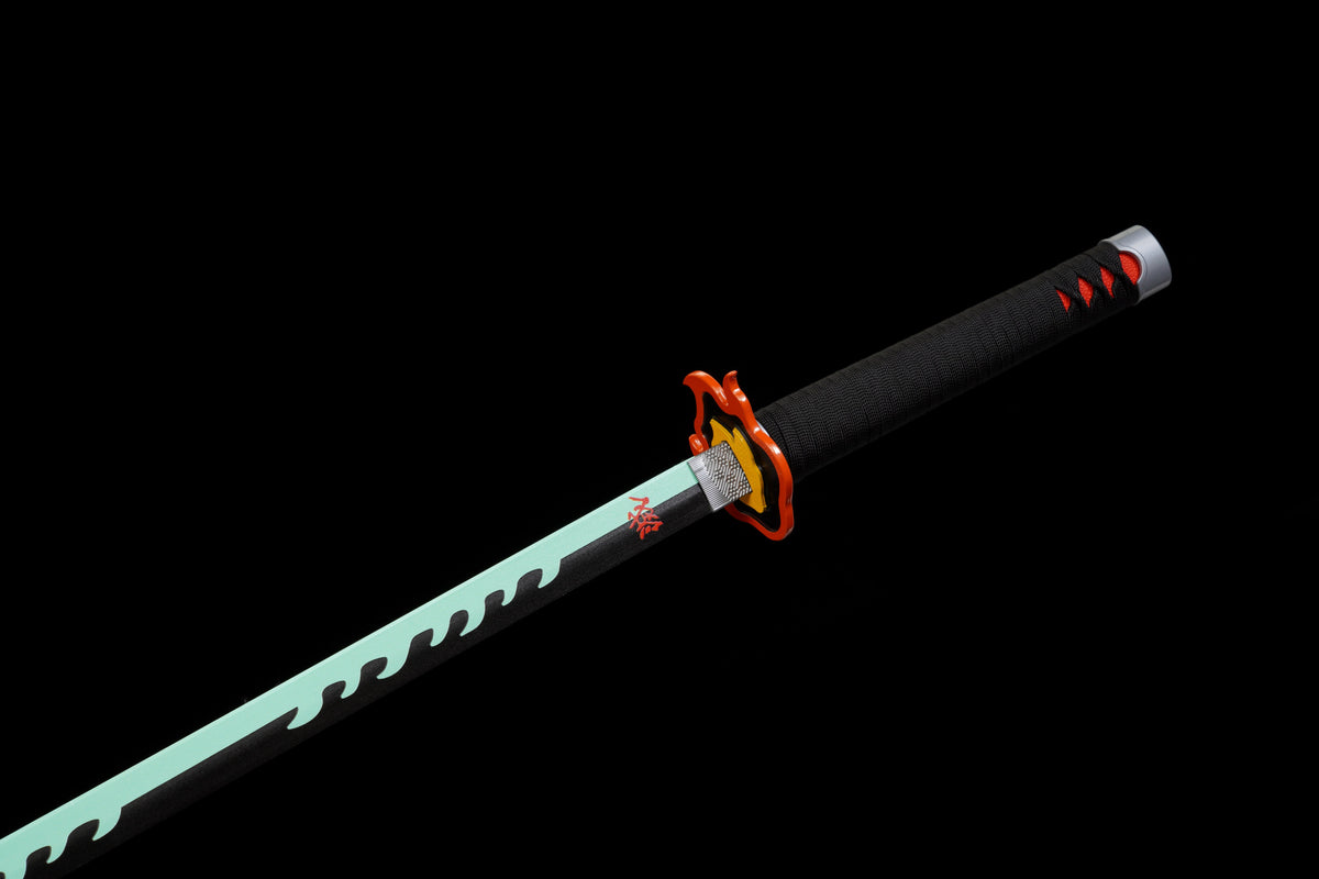 Demon Slayer - Tanjiro Kamado Season 2 Nichirin Katana With Sheath - Cosplay Safe Foam Katana - Tophatter Daily Deals