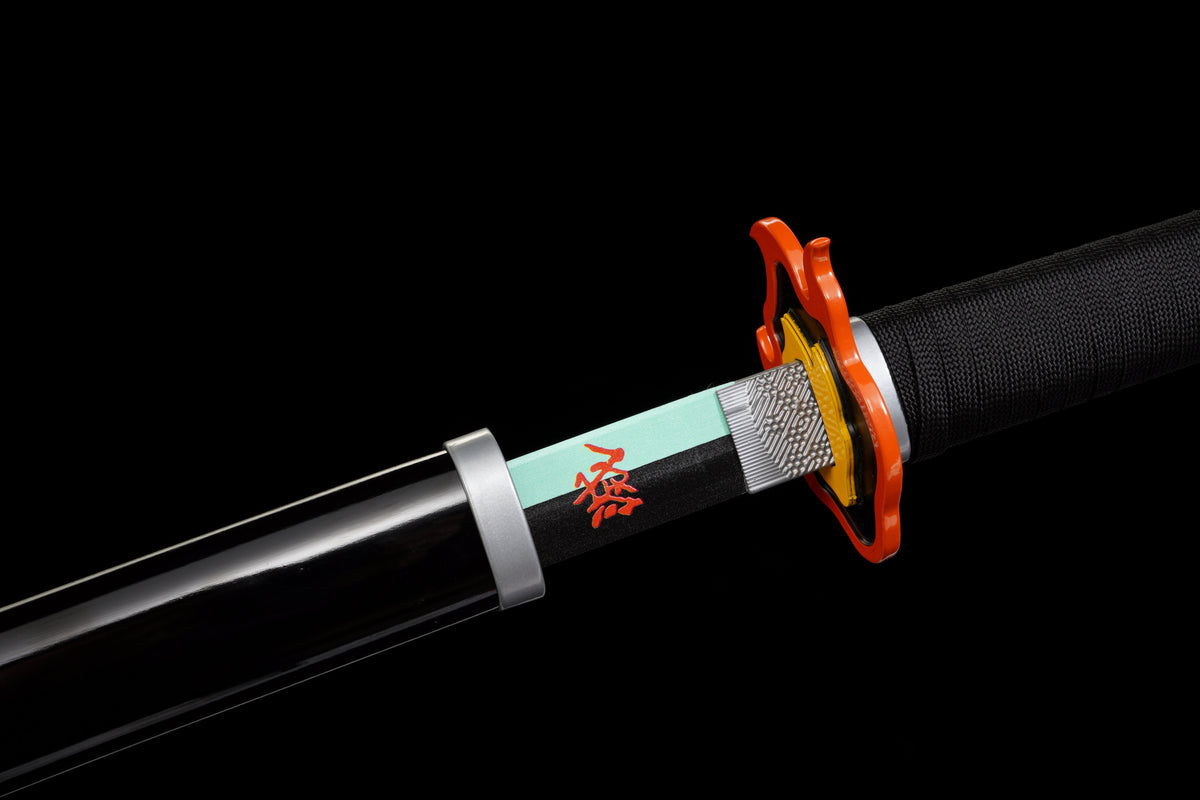 Demon Slayer - Tanjiro Kamado Season 2 Nichirin Katana With Sheath - Cosplay Safe Foam Katana - Tophatter Daily Deals