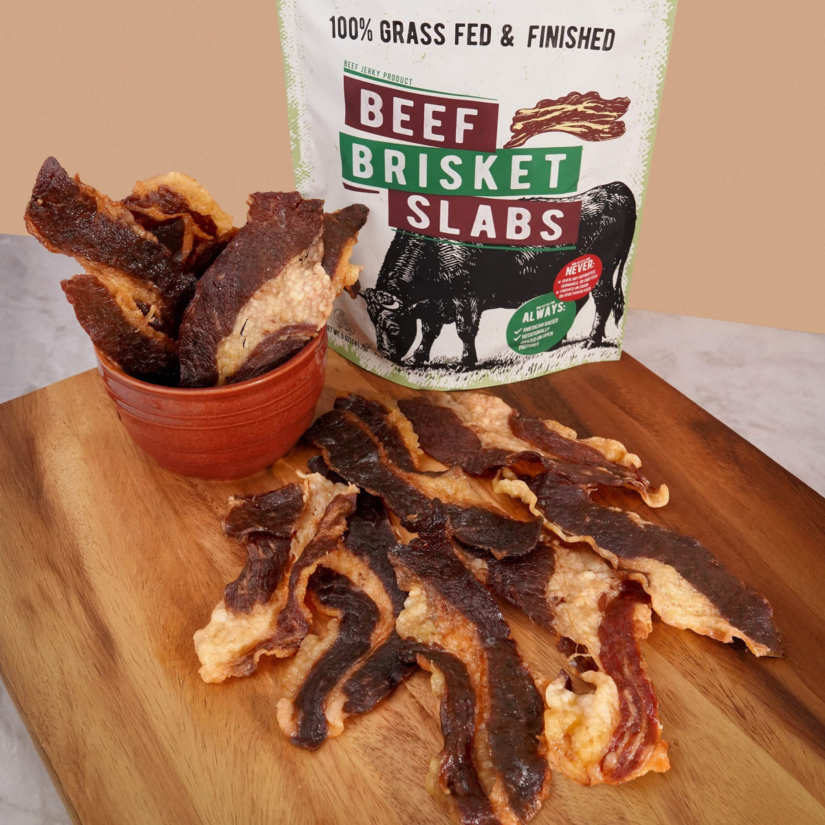 Beef Brisket Slabs - 100% Grass-Fed & Finished Health & Wellness - Tophatter Daily Deals