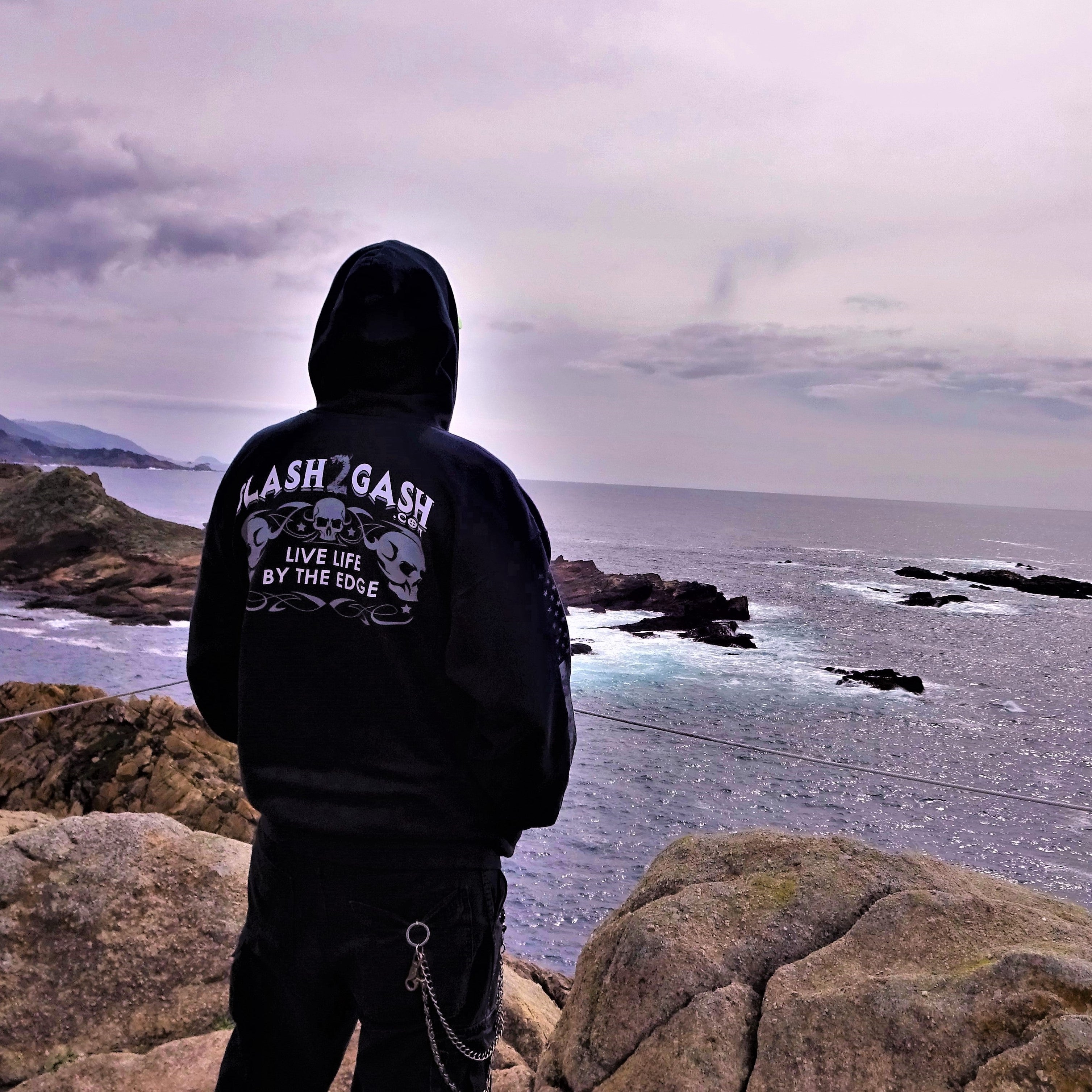 Hot Leathers Shredder Skull Hooded Sweatshirt Custom slash2gash Hoodies & Sweatshirts - Tophatter Daily Deals