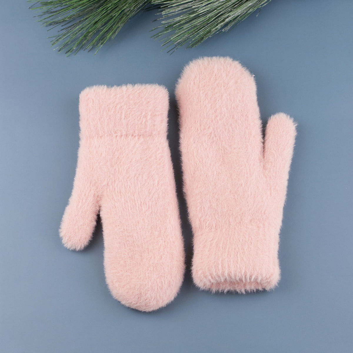 Plush Fur Lined Mittens Gloves, Scarves & Earmuffs - Tophatter Daily Deals