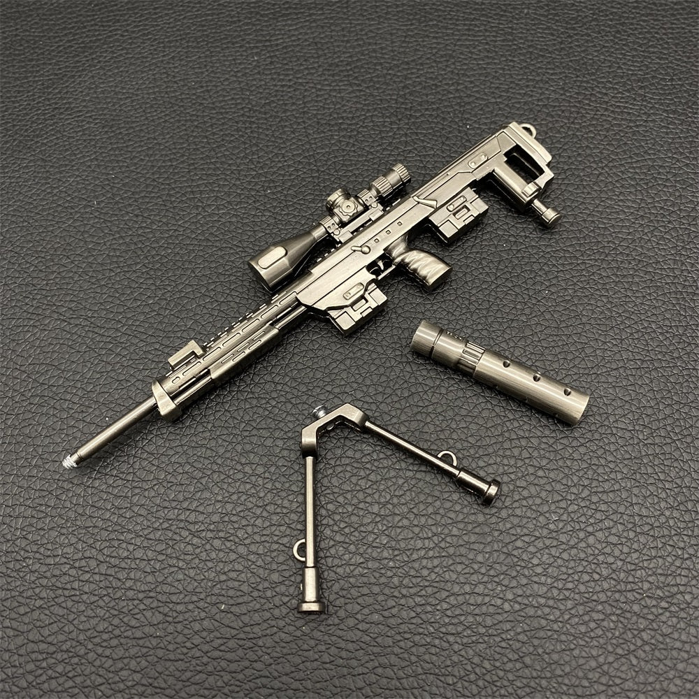 Miniature Metal DSR-1 Sniper Rifle 14.5CM/5.7" - Tophatter Daily Deals