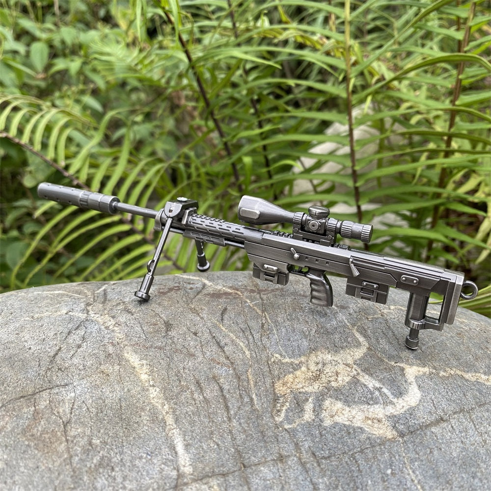 Miniature Metal DSR-1 Sniper Rifle 14.5CM/5.7" - Tophatter Daily Deals