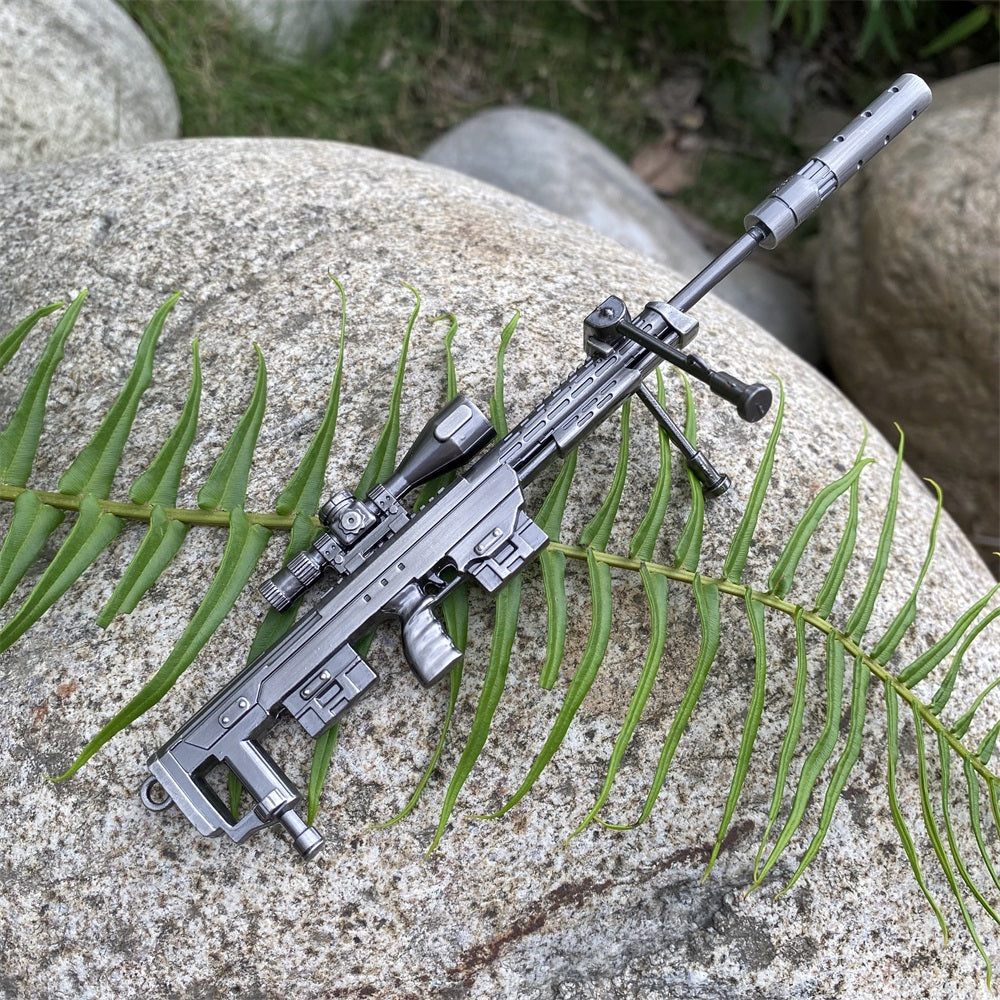 Miniature Metal DSR-1 Sniper Rifle 14.5CM/5.7" - Tophatter Daily Deals