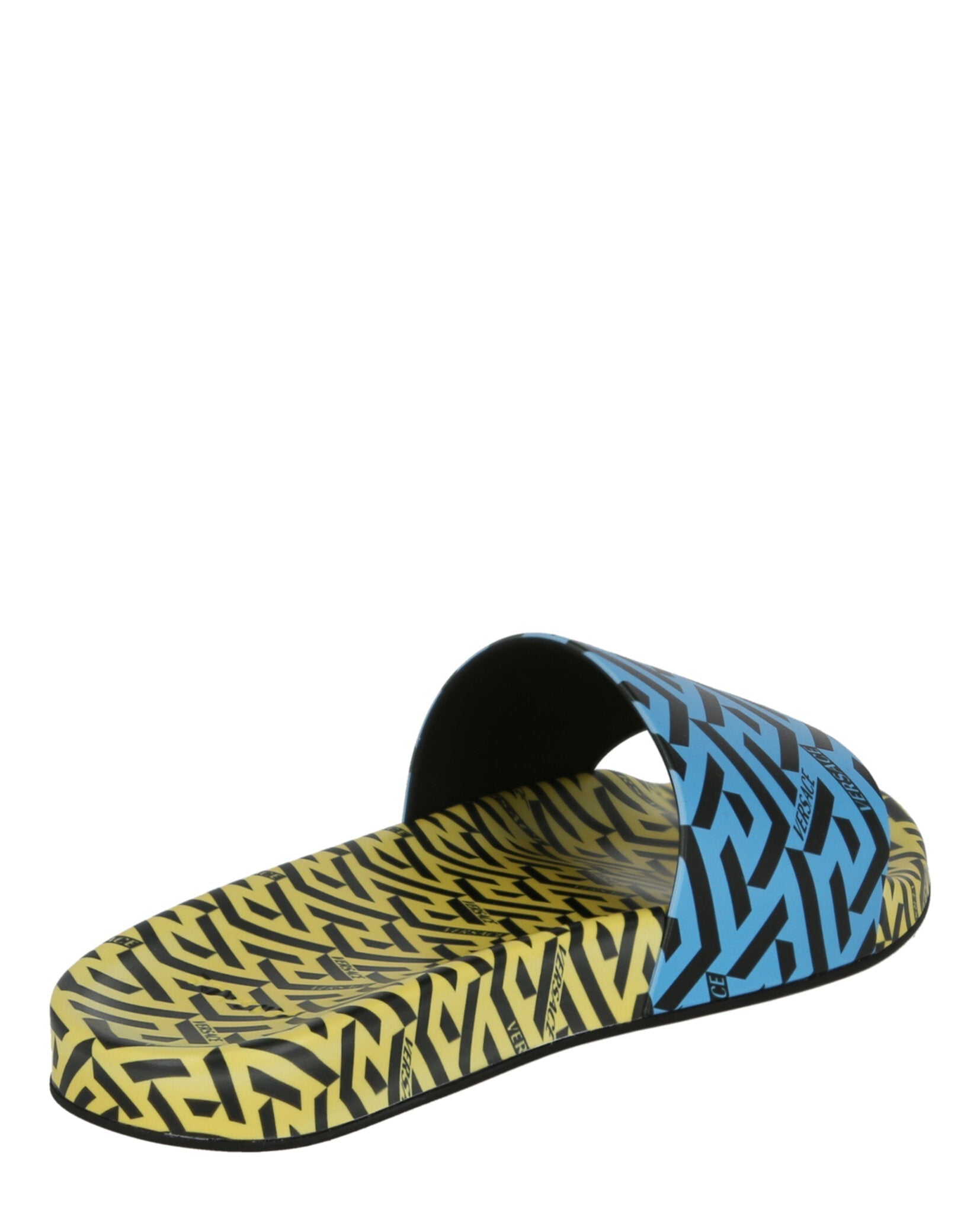Versace Greca Print Slides Footwear - Tophatter Daily Deals