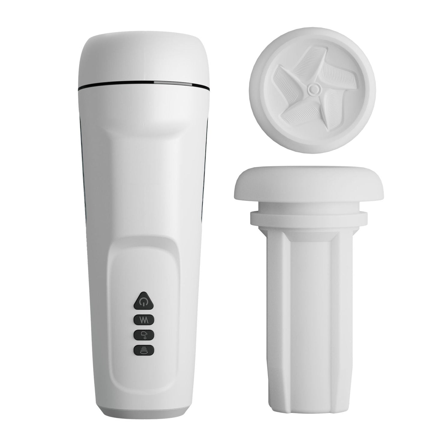 Sienna Rechargeable Masturbator – 3 Suction Settings and 12 Vibration Modes Masturbator > Sex Toys For Men > Masturbators Premium - Tophatter Daily Deals