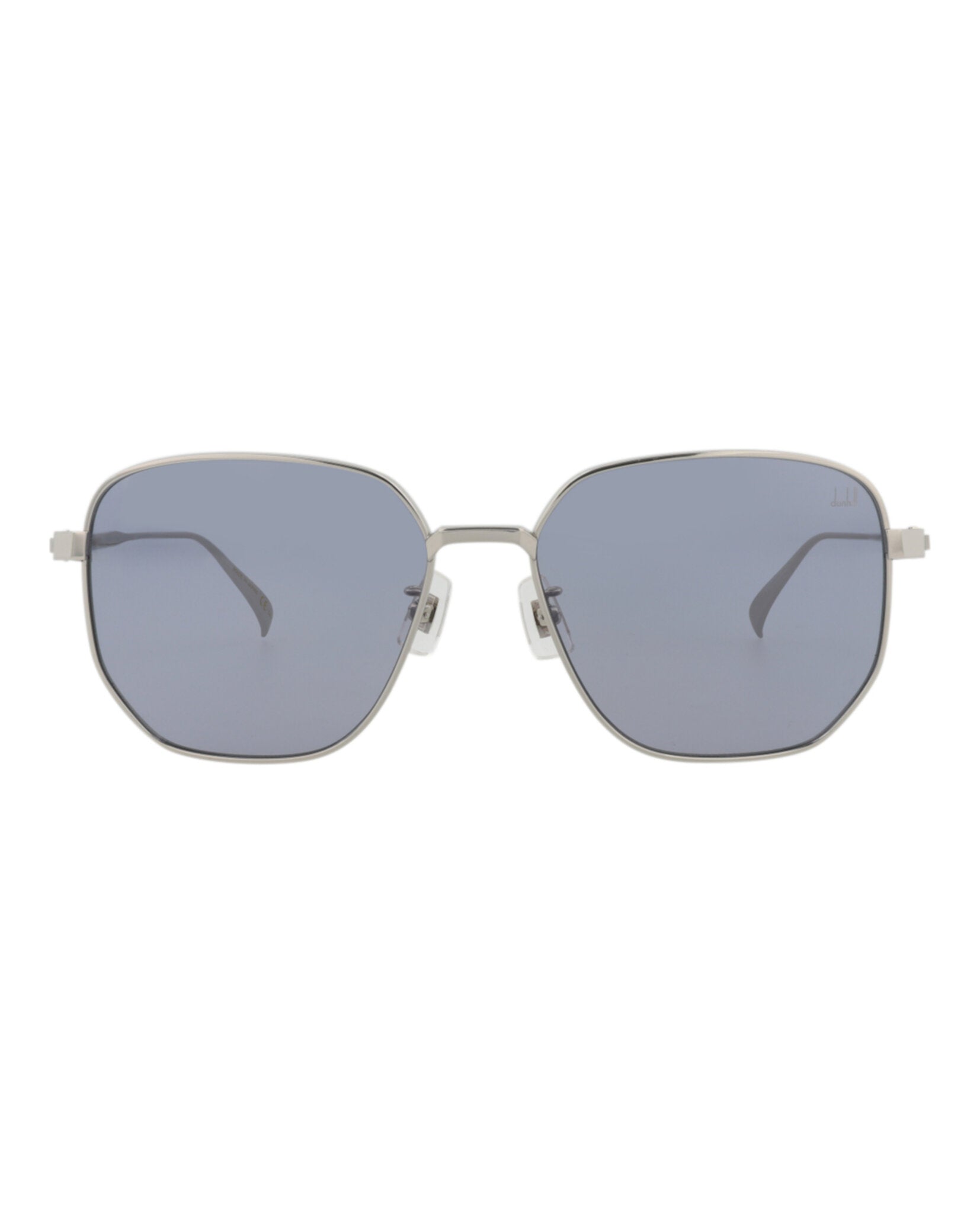 Dunhill Square-Frame Titanium Sunglasses SILVER SILVER LIGHT BLUE Sunglasses - Tophatter Daily Deals