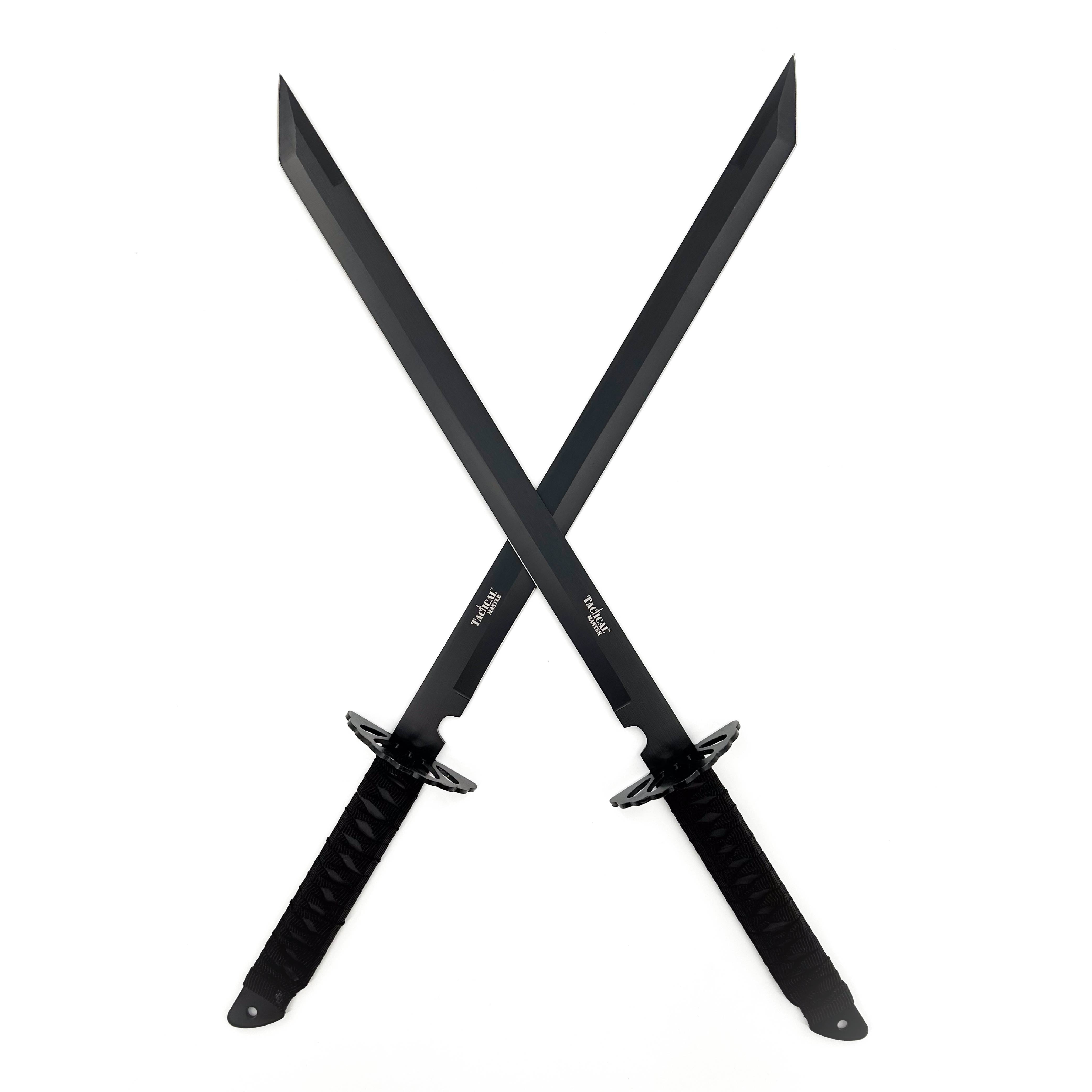 Dual Twin Ninja Short Sword Set Machetes - Tophatter Daily Deals