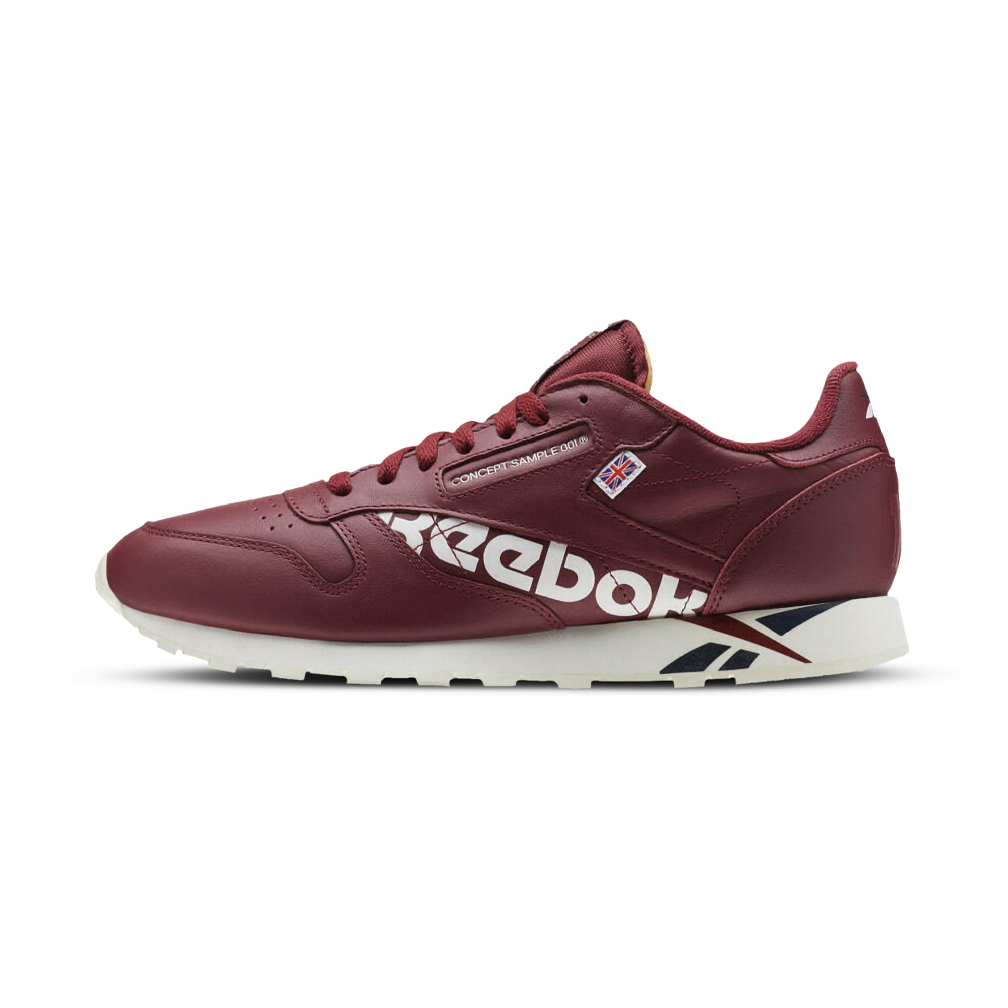 Reebok Men's Classic Leather Mu Shoes - Ativ-Urban Maroon/White/C Ativ-Urban Maroon White C Footwear - Tophatter Daily Deals