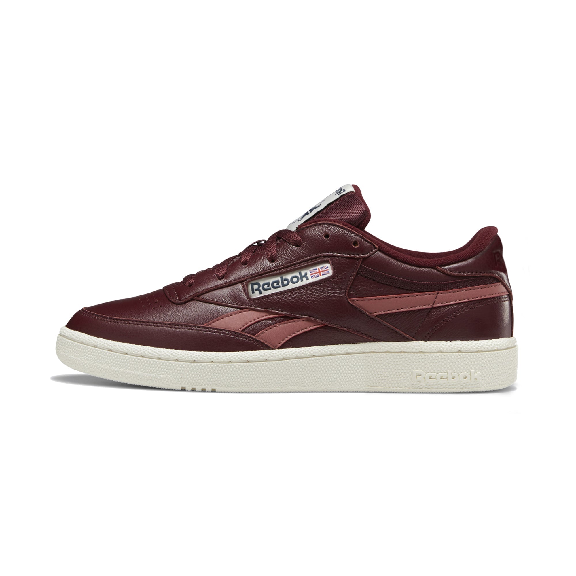 Reebok Men's Club C Revenge Mu Shoes - Maroon/Rose/Blue/Chalk Maroon Rose Blue Chalk Footwear - Tophatter Daily Deals