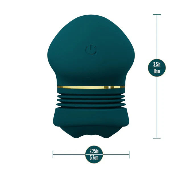 The Blush Collection Riana (Dark Teal) – Clitoral Stimulator > Sex Toys For Ladies > Clitoral Vibrators and Stimulators - Tophatter Daily Deals