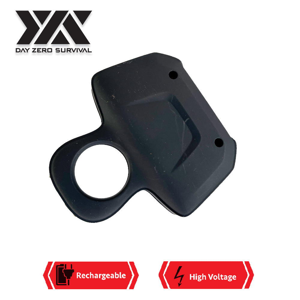 DZS Black Ring Self Defense Knuckle Mini Stun Gun Rechargeable - TOPHATTER'S ARMORY DEALS Collectible Weapons - Tophatter Daily Deals