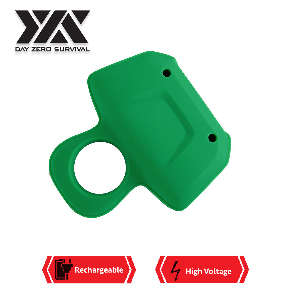 DZS Green Ring Self Defense Knuckle Mini Stun Gun Rechargeable - TOPHATTER'S ARMORY DEALS Collectible Weapons - Tophatter Daily Deals