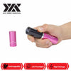 DZS Pink Rechargeable Lipstick 2.5 Million Volt Stun Gun With LED Light Collectible Weapons - Tophatter Daily Deals
