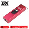 DZS Rechargeable Micro USB Self Defense Red Stun Gun With LED Light Collectible Weapons - Tophatter Daily Deals
