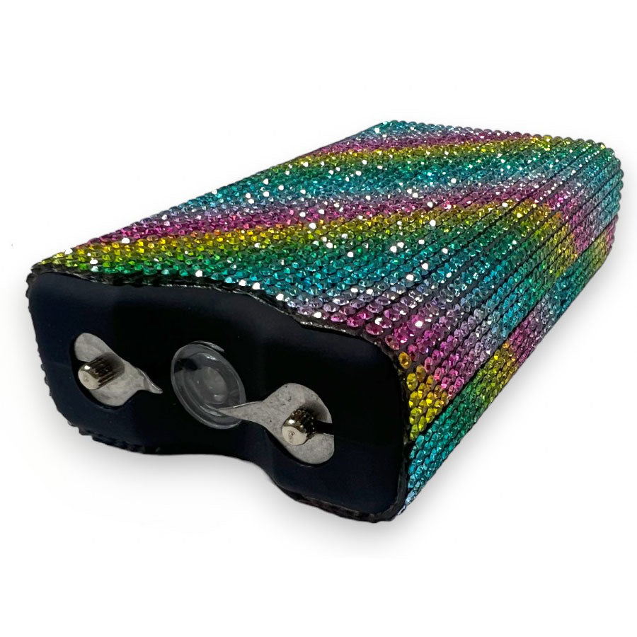 Rainbow Rain DZS 10 Million Volt Self Defense Bling Stun Gun - Tophatter's Inc. Weapons Store Online Collectible Weapons - Tophatter Daily Deals