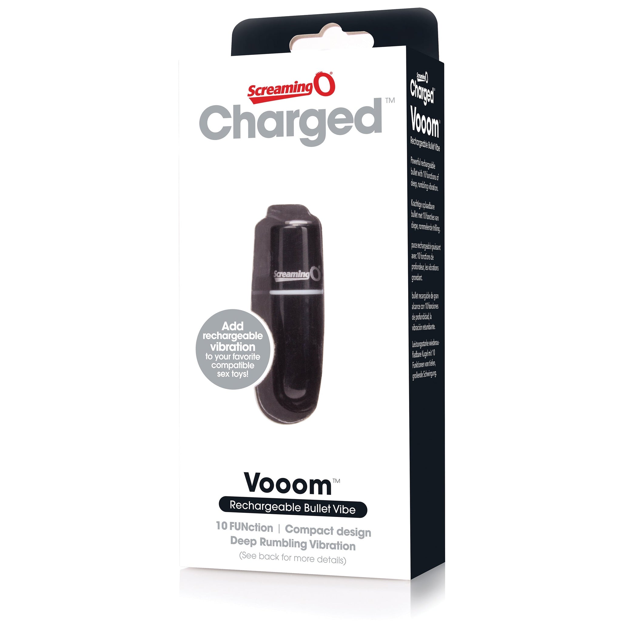 Vooom Bullet – Waterproof 10-Function Portable Bullet Vibrator > Vibrators > Mini Vibrators - Tophatter Daily Deals