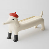 Dachshund Jewelry Holder Cream White Decor - Tophatter Daily Deals