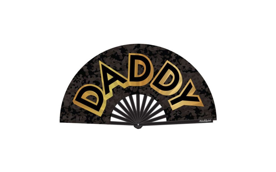 Daddy Folding Fan Adult Accessory > Clothes > Accessories - Tophatter Daily Deals