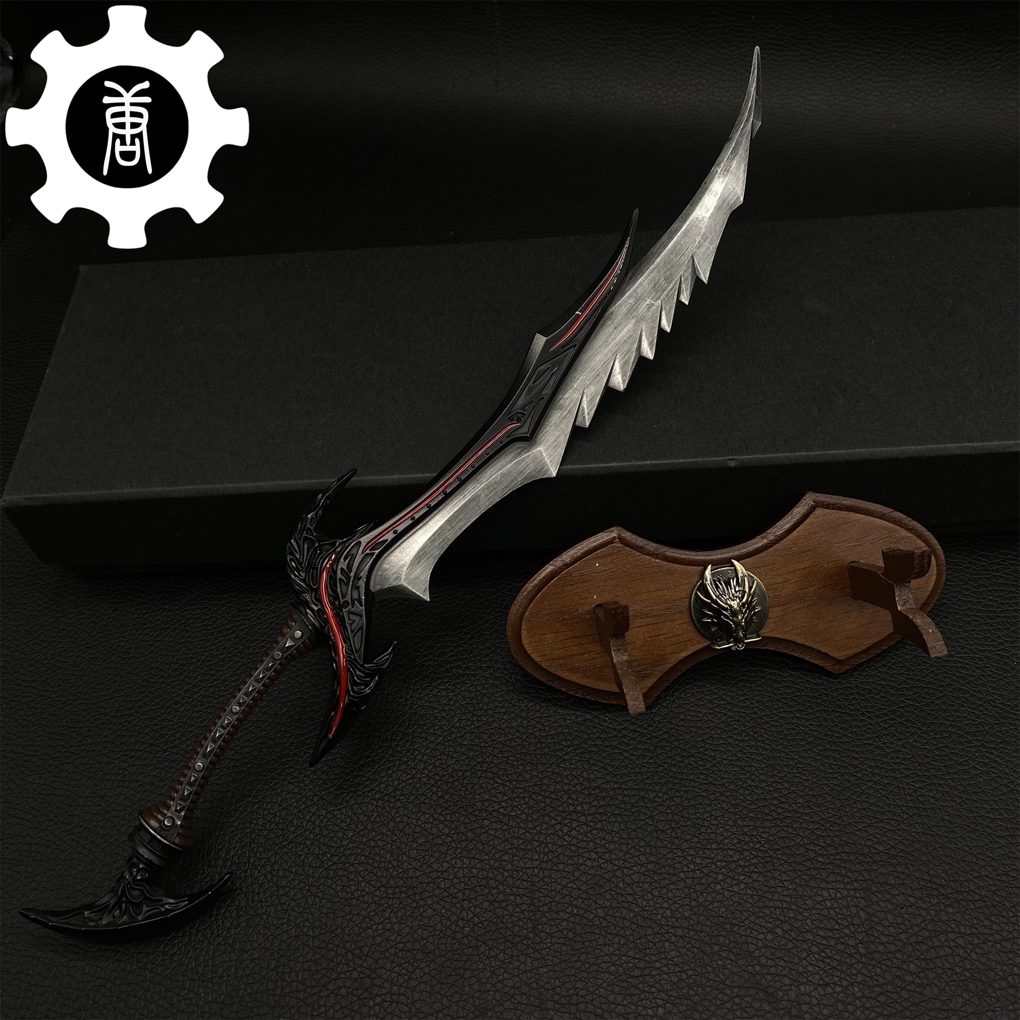Skyrim Daedric Sword Metal Replica New Version - Tophatter Daily Deals