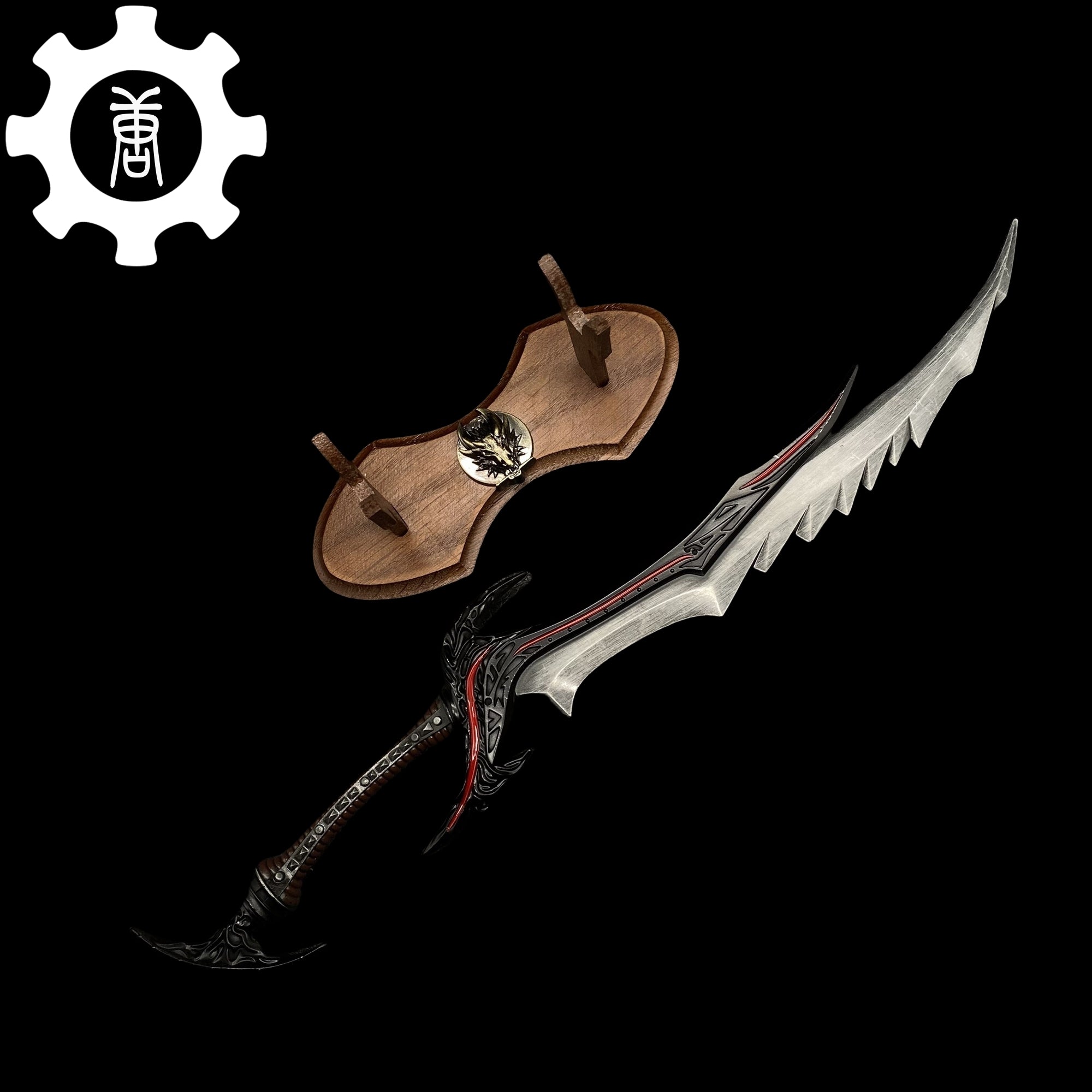 Skyrim Daedric Sword Metal Replica New Version - Tophatter Daily Deals