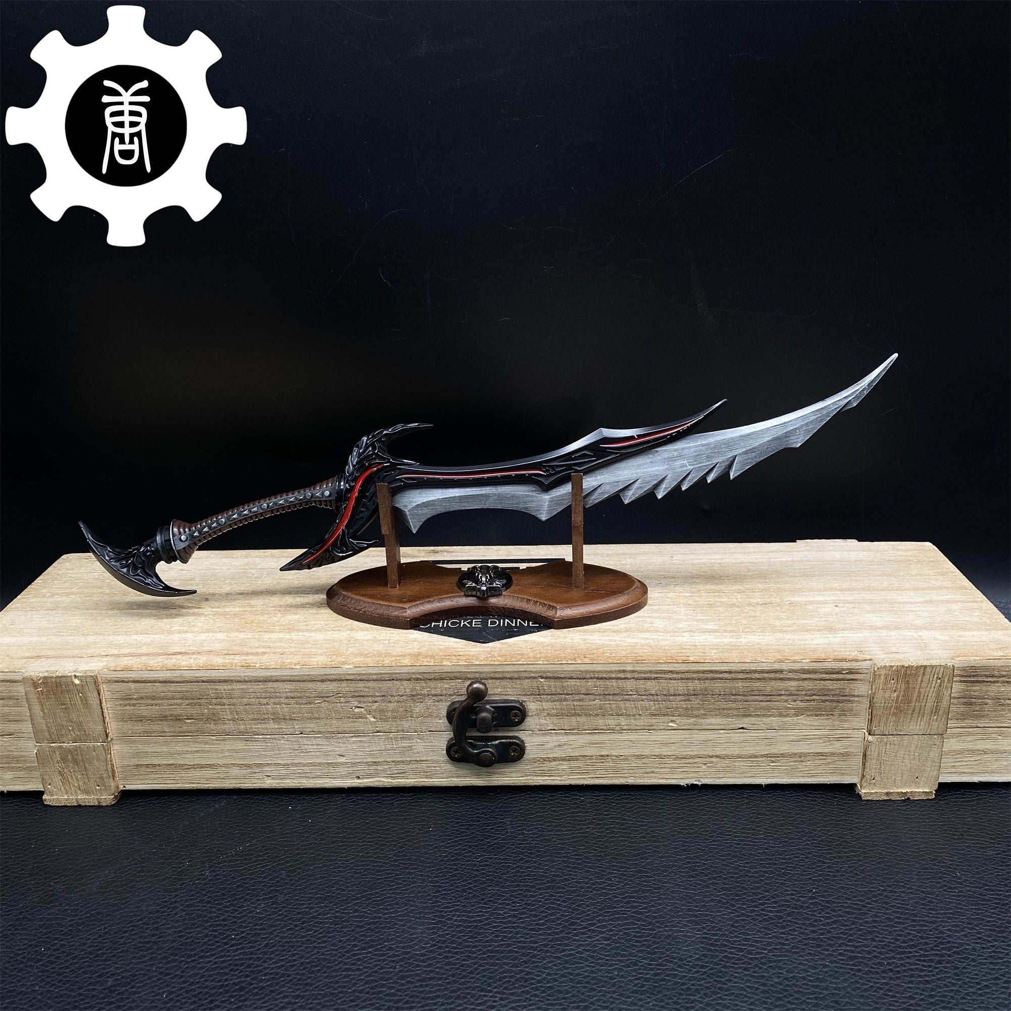 Skyrim Daedric Sword Metal Replica New Version - Tophatter Daily Deals
