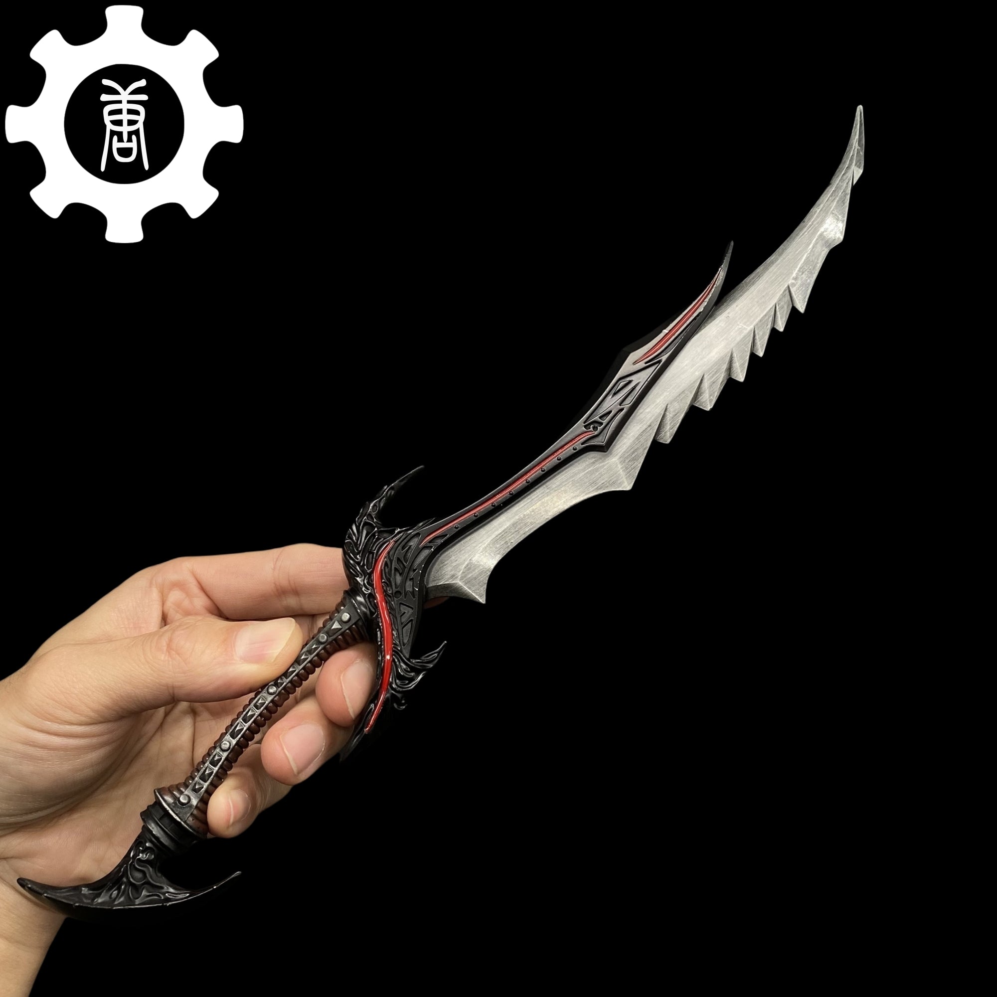 Skyrim Daedric Sword Metal Replica New Version - Tophatter Daily Deals