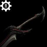 Skyrim Daedric Sword Metal Replica New Version USA Stock - Tophatter Daily Deals