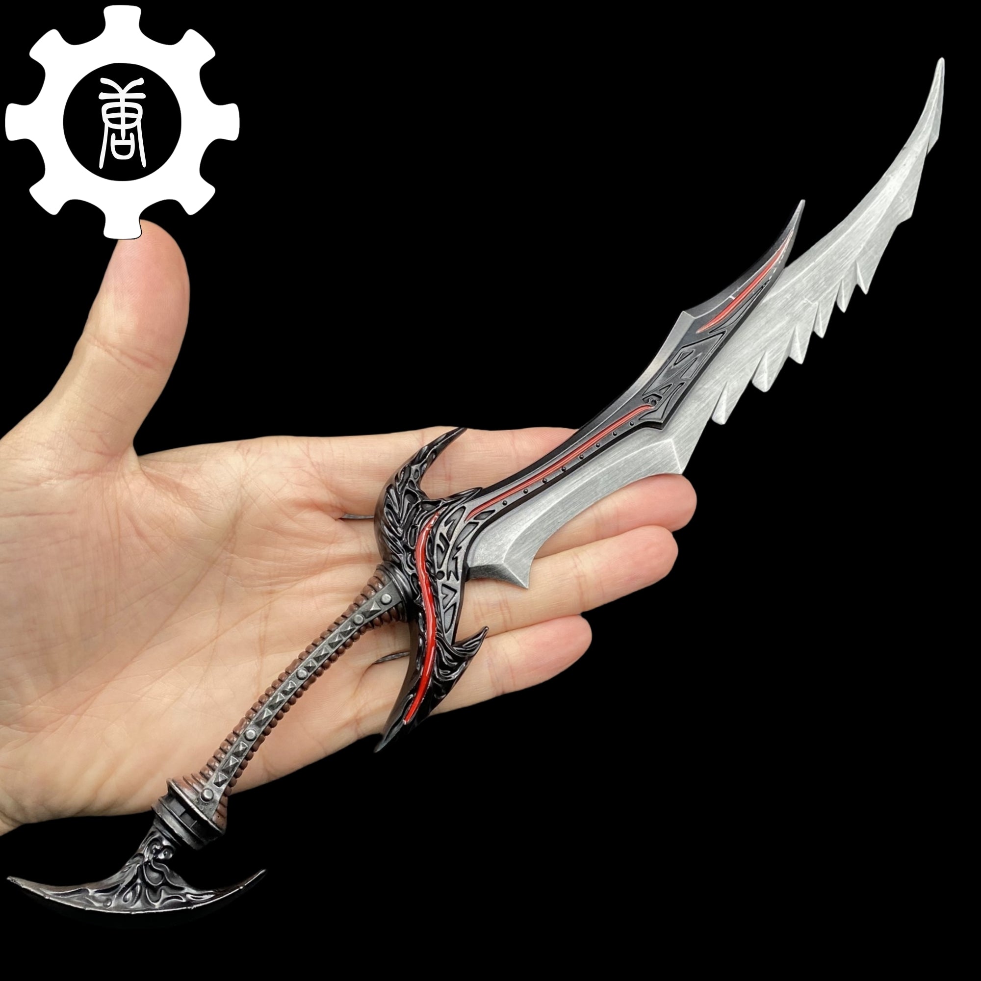 Skyrim Game Weapon New Daedric Sword Blunt Metal Replica New Daedric Sword Only - Tophatter Daily Deals